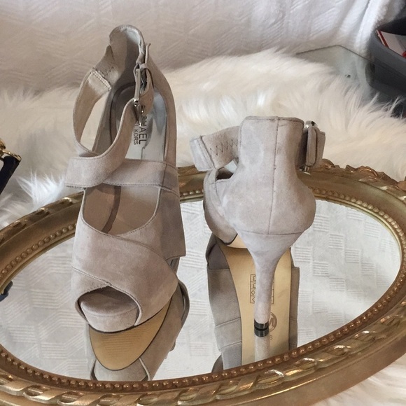 MICHAEL Michael Kors Shoes - Michael Kors Criss Cross open Toe Pumps